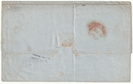 1859 2 Mag 2 gr. Sass 7 su sovr. da Bari x Napoli SF in arrivo Non Catalogato f. AD rara