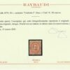 Umberto I^ Em. Serie Completa di 7 valori MNH**/MLH* rara Certificato – Sassone S.4