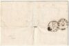 1862 2 Ott Periodo di Tolleranza 2 gr. Ritocco Sass 20 su lettera da Portici Pt.6 x Foiano f. Chiav. Spl rara