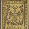 I Em. 15 c. Sass 3 usato Lusso f. G.Bolaffi
