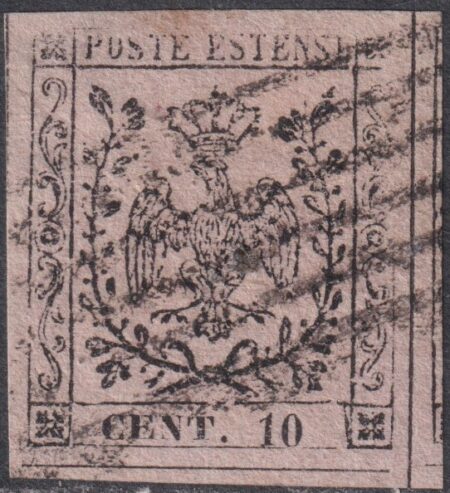 I Em. 10 c. Sass 2 usato Lusso f. G.Bolaffi