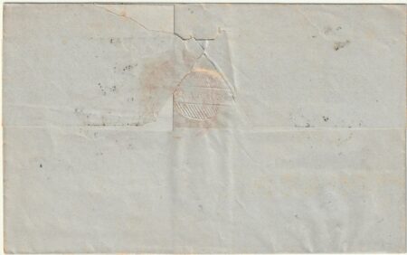 II^ Em. 2 + 4 cr. su sovr. da Livorno x Napoli rara – Sassone n.13+14 Cv 2500