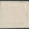 III^ Em. Bicolore 10 c. coppia + 80 c. rosa lillaceo su frammento raro periziato – Sassone n.26+30b