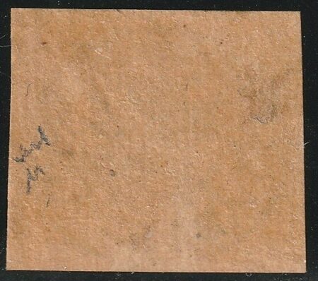 I^ Em. 3 b. bistro arancio ben marginato nuovo raro periziato – Sassone n.4