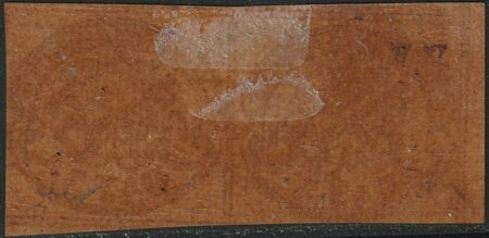 I^ Em. 3 b. bruno coppia Bdf con Varietà Senza Fiocco a Sx rara periziata – Sassone n.4Aa+4Ai