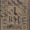 1 b. bruno grigio molto ben marginato usato periziato – Sassone n.2