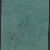 3 b. verde scuro ben marginato usato periziato – Sassone n.4