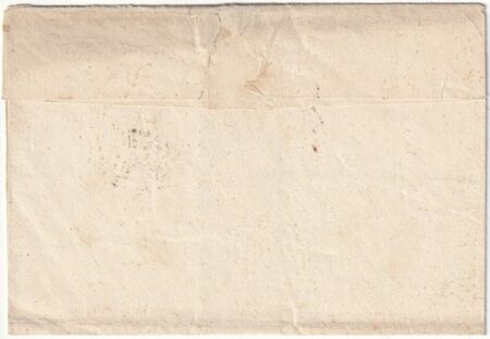 1862 14 – 2 gr. azzurro ampi margini su sovracoperta da Napoli Pt.7 x Bitonto