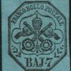 I^ Em. 7 b. azzurro grandi margini nuovo raro periziato – Sassone n.8