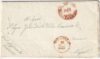 1860 20 Gen lettera da Ischia di Real Servizio x Napoli f. Vaccari rara