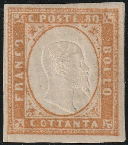 IV^ Em. 80 c. Sass 17 MLH* ben marginato F.Oliva, Ballabio