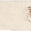 1862 25 Giu 1/2 t. isoalto Sass 17b ben marginato su fascetta da Napoli x Lecce f. Chiav,AD,ED Cv 1650