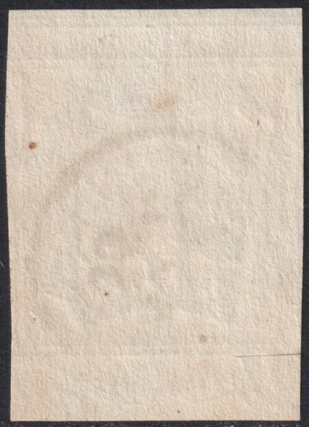 I^ Em. 8 b. bianco Interspazio in alto Sass 9 grandi margini usato Spl