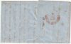 1859 6 Dic 2 gr. Sass 7 molto ben marginato su lettera da Lanciano Pt.5 x Napoli f.ED, Chiav