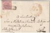 1860 10 Mar 2 gr. Sass 5d grandi margini su lettera da Potenza x Napoli f.Ed Spl