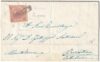1858 20 Nov 2 gr. Carta Crema Sass 5a su lettera da Napoli x Briatico f. ED, Chiav Spl rara