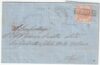 1860 16 Feb 2 gr. Sass 5 su sovracoperta da Scilla Pt.7 x Napoli f.Vaccari, AD, ED