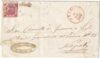 1860 8 Dic Luogotenenza 2 gr. Sass 5g su lettera da Bari Svolazzo x Napoli f.AD Spl