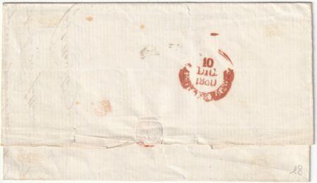 1860 8 Dic Luogotenenza 2 gr. Sass 5g su lettera da Bari Svolazzo x Napoli f.AD Spl