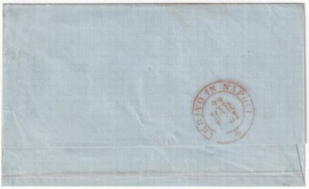 1861 19 Mar 2 gr. Sass 7g su sovr. da Rossano Svolazzo Pt.10 x Napoli f.Ray Spl