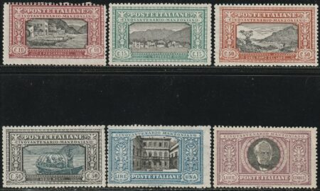 Manzoni Serie Completa integra rara Certificato – Sassone S.29