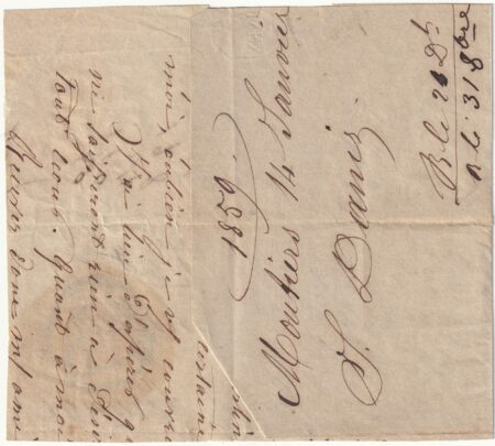 1859 15 Gen Tricolore 10+20+40 c. Sass 14+15Ab+16B su framm. da Montiers Pt.4 x Genova f.Bolaffi