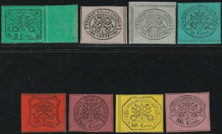 II^ Em. Serie Completa ben marginata nuova con gomma rara periziati – Sassone n.13/20