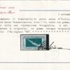 Italia Regno 1930 – Posta Aerea Balbo 7,70 l. celeste e grigio integro raro Certificato – Sassone n.25