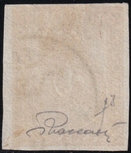 II^ Em. 25 c. bruno rosso Sass 8 usato ben marginato f.Vacc, Fiecchi