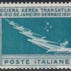 Italia Regno 1930 – Posta Aerea Balbo 7,70 l. celeste e grigio integro raro Certificato – Sassone n.25