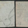 I^ Em. Serie di 4 valori dal 2 cr. al 9 cr. Sass 5d/8 usati grandi margini lusso