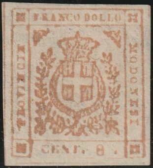 Governo Provvisorio 80 c. Senza 0 Sass 18b MVLH* ben marginato lusso f.Em.D.