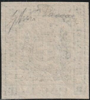 Governo Provvisorio 15 c. grigio Sass 14 MNH** ben marginato raro lusso f. Vaccari Cv 1200