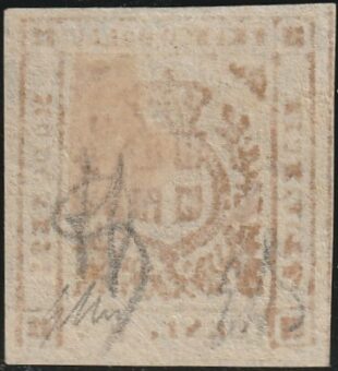 Governo Provvisorio 80 c. Senza 0 Sass 18b MVLH* ben marginato lusso f.Em.D.